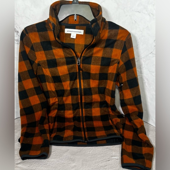 Women's Classic-Fit Long-Sleeve Quarter-Zip Polar Fleece Pullover Jacket Size S - Picture 6 of 7